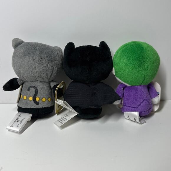 Hallmark Itty Bittys, DC Comics, Set of 3 Catwoman, The Joker & Batman Plush - Picture 5 of 7